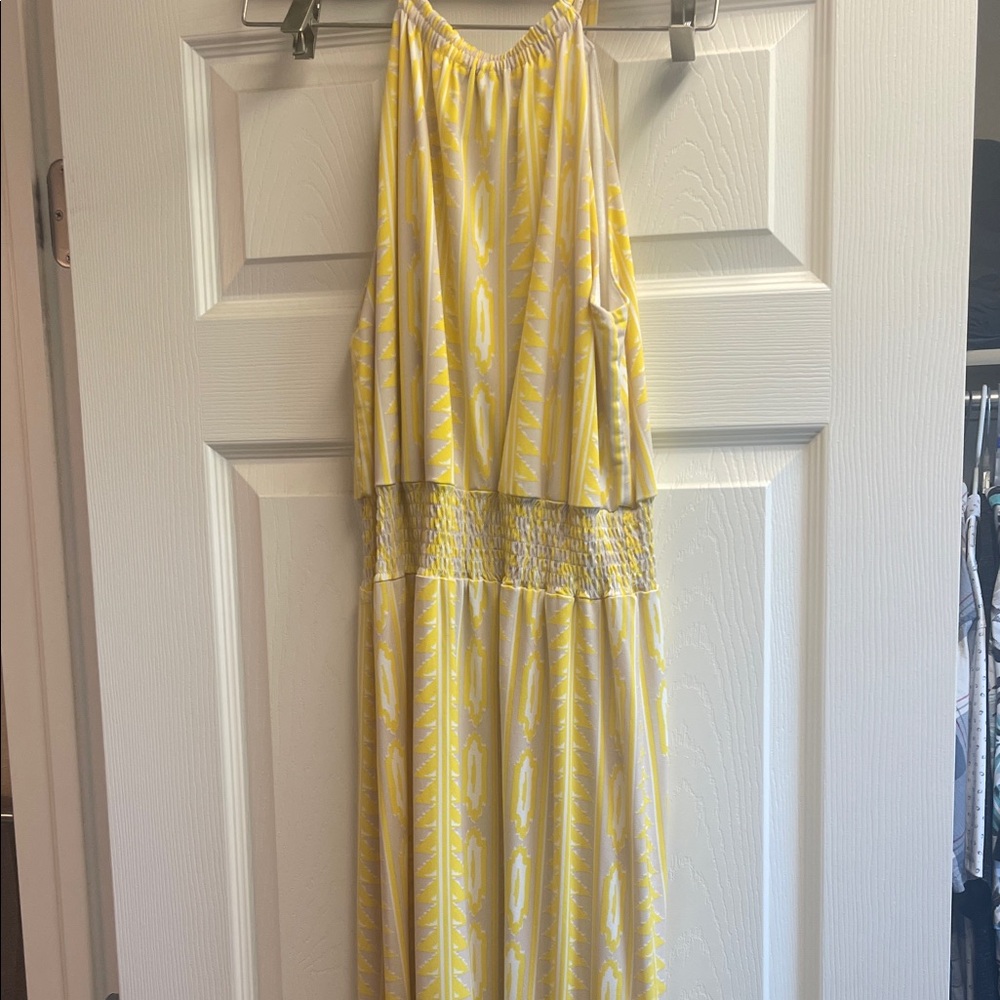 Daniel Cremieux Sunshine Yellow Maxi Dress